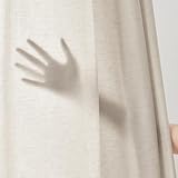 Topfinel レースカーテン リネン風 透けない 198cm丈 2枚組 オートミール色 カーテン レース 外から見えにくい 遮像 UVカット 半遮光 断熱 保温 省工ネ 通気 洗える フック付き