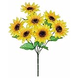 造花　ヒマワリブッシュ