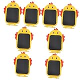 Totority 8個 子供の画板 スマート ドローイング タブレット 手書き 傾いた機械 板絵 製図板 赤ちゃん 落書き板 PC ABS 