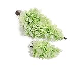 【プリザーブドフラワー／ヘアアクセサリーシリーズ2点セット／本当の紫陽花の髪飾り】ときめきを抑えて、ちょっとクールに。淡いミントグリーンの髪飾り【 ラッピング付き】