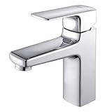 Kraus KEF-15501CH Virtus Single Lever Basin Bathroom Faucet Chrome [並行輸入品]