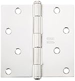 Stanley Hardware CD747 4" X 4" Stainless Steel Square Corner Residential Hinge in Bright Stainless S