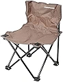 [ビジョンピークス] アウトドアチェア コンパクトチェア VP160405H05 コヨーテ 約34×33×高さ49cm 座面高/約26cm 軽量 折畳み 収縮タイプ 簡単組立 収納ケース付