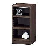 白井産業 【SHIRAI】 タナリオ オープンラック ダークブラウン TNL-6031DK