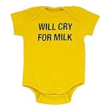 About Face Design SHIRT ユニセックス・ベビー US サイズ: 3-6 Months カラー: イエロー