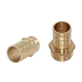 SM SunniMix 真ちゅう　ホース　チューブ　燃料パイプ　継手　カプラ　コネクタ　実用的　便利　2本