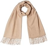 [アトリエサンロクゴ] 大判 ストール 200cm レディース 洗える ウォッシャブル マフラー 無地 チェック柄 ひざ掛け oth-la-ma-1871 ベージュ-無地