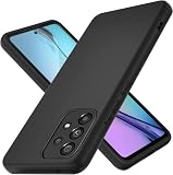 LAYJOY 対応 Galaxy A53 SC-53C/SCG15 ケース ギャラクシーa53 5G カバー ソフト シリコン 黒 TPU [傷防止 軽量 柔軟 薄型 耐衝撃 ストラップホール付 携帯便利] (マットブラック)