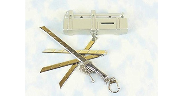 Amazon Co Jp 進撃の巨人 キーホルダー セット 立体起動装置 ホビー