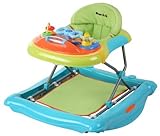 Dream On Me 2 In 1 Crossover Musical Walker And Rocker In Light Blue by Dream On Me [並行輸入品]