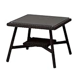 ガーデン家具 カフェテーブル600 ダークブラウン
