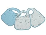 Aden+Anais エイデンアンドアネイ 国内検針済NIBBLE SNAP BIBS ビブ3枚セット liam the brave リアムザブレイブ 7105 （ スナップ付き） [並行輸入品]