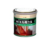 アサヒペン 水性ユカ用ニス 半ツヤ透明 0.7L 【まとめ買い3缶セット】