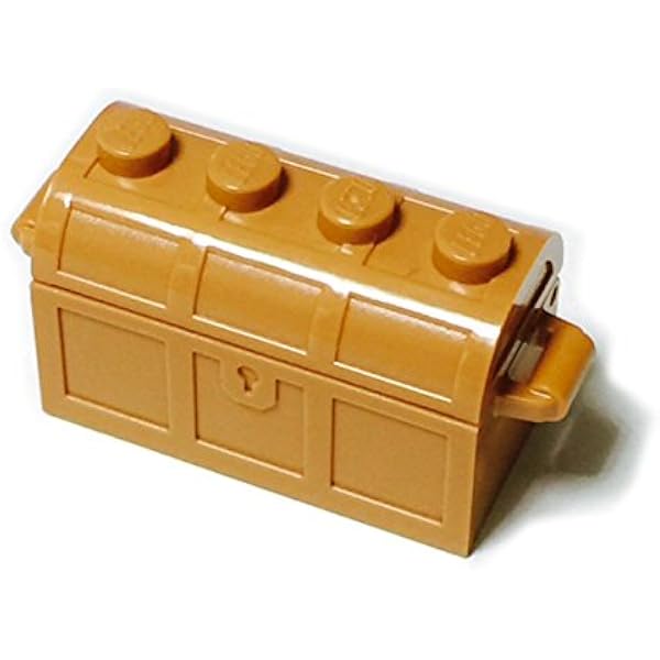 Amazon.co.jp: LEGOブロック・純正パーツ＜コンテナ＞宝箱 (1個, Brown 