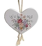 農村スタイルのインテリアウッドホーム/イン/ショップ/パブクリエイティブドアようこそサインハート