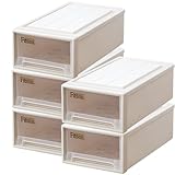 Fits フィッツケース 衣装ケース まとめ買い5個セット クローゼット用 S-30 カプチーノ