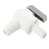 Parker PBPP6VME6 Ball Valve Barb to Male Pipe Polypropylene Barb 90 Degree Elbow 3/8 [並行輸入品]