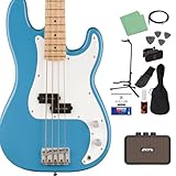 Squier by Fender SONIC PRECISION BASS California Blue ベース初心者12点セット 【ミニアンプ付】 プレシジョンベース プレベ メイプル指板 スクワイヤー/スクワイア