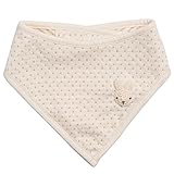 日本製　オーガニックコットン　ドットボーダーの三角スタイ　よだれかけ　うさぎ！アモローサマンマ　Amorosa mamma！