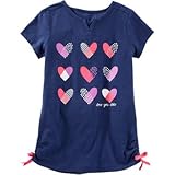 OSHKOSH(オシュコシュ) TLCラブプリントチュニック ブルー トップス半袖Tシャツ 4歳【並行輸入】