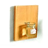 (Bidear)　　手つくりの上質な壁飾り花瓶 　田園風の家庭用壁飾り　　創新なデザイン　きれいな花瓶　高さ19.5cm 幅14.8cm 厚さ1.3cm