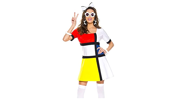 Amazon Music Legs 60年代風 カラーブロックドレスコスチューム レディース M Lサイズ コスプレ 仮装 通販