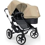 Bugaboo Donkey バガブー ドンキー Duo Stroller デュオ ベビーカー in Black/Sand ブラック/サンド [並行輸入品]