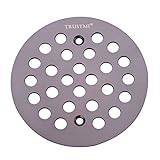 trustmi 4 1 / 4インチscrew-inスタイルシャワー排水グレーチング用交換カバーネジ、クロムまたはつや消しニッケルまたはオイルはブロンズfor choose DC42501OR