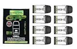 ユーウェル アップグレード GPP 交換用カートリッジ for Caliburn G4/G4 Mini/G3/GK3/G3/ECO/GK3 TENET/G3 Lite/G3 Lite KoKo/G3 Pro/G3 Pro KoKo トップリフィル (ベイプバンドセット) (8個/2箱) (0.9Ω)