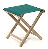 LONA ビーチスツール グリーン 約41×41×H46cm 01.09.01.011