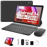 BotthHealth 【 Android14 タブレット 10インチ 】 wi-fiモデル 顔認証 ケース付き 14GB+128GB+1TB-TF拡張 8コアCPU アンドロイド 1280*800 IPSディスプレイ 5MP+8MPカメラ 2.4G/5G wifi6対応 Widevine L1 GMS認証 BT5.0 無線投影 5000mAh
