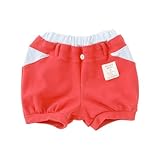 (チャックル) chuckle *ボンシュシュ*かぼちゃパンツ【ショートパンツ】 レッド 80cm P3212-80-21