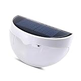 B-PING led ソーラーライト 壁掛け 屋外照明 防犯 庭 玄関 階段 半円