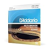 D'Addario ダダリオ アコースティックギター弦 85/15アメリカンブロンズ Light 12弦 .010-.050 EZ940 【国内正規品】