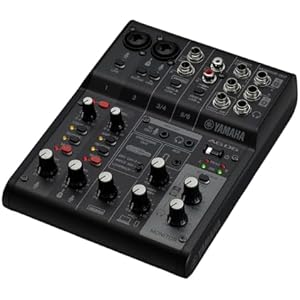 ヤマハ(YAMAHA) ライブストリーミングミキサー 6チャンネル ブラック AG06MK2 B