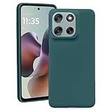 【 Agaiy 】ケースMOTO G66J/G66Y 5G 用 耐衝撃 シリコン カバー 軽量 薄型 柔軟 モトローラ モトG66j 5G ケース シリコン 軽量 ストラップホール付き 全面保護 スマホケース 傷つき防止 落下防止moto g66y 5g カバー (ダークナイトグリーン)