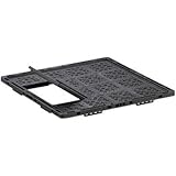 TRUSCO(トラスコ) TMSC型コンテナ用ステージ 扉付 1100X1100 黒 TMSCSTD11BK