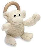 Ringley Natural Organic Cotton and Maple Wood Teether Toy - Zooley Monkey by Zooley [並行輸入品]