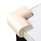 [Jiyaru] 8個セット コーナークッション超弾力 コーナーパッド厚手 けが防止 ベビーガード ベージュ