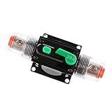 Lovoski 　12V/ 24V/32V カー　ステレオ　オーディオ　ヒューズ　マニュアルリセット　回路ブレーカ　遮断器　10A-100A　多サイズ選ぶ - 20A