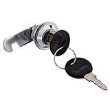 カムロック，SODIAL(R) ツールボックスキャビネットロック19ミリメートル直径のスレッドシリンダーキー付きカムロック