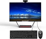 All-in-One PC All-in-one Desktop Computer PC 23.8inch All-in-One PC with Core i7 16GB RAM 512GB SSD, 360°Adjustable Webcam, Charging Panel, All-in-one PC Supporting Dual-Band WiFi, Bluetooth 4.2,Black