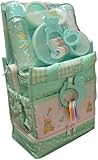 Big Oshi Baby Essentials 16 Piece Diaper Bag Feeding Gift Set - Green by Big Oshi
