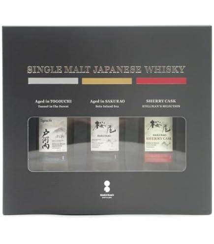 Amazon.co.jp: 〔3本セット〕SAKURAO DISTILLERY シングルモルト