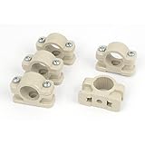 18ミリメートルDiaの壁掛けプラスチックパイプクリップクランプファスナーカーキクリニーク