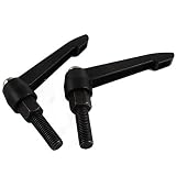 M12x35mm Thread 95mm Long Lever Lathe Adjustable Clamping Handle 2pcs [並行輸入品]