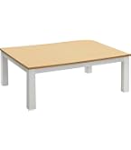 新品箱不良　山善こたつテーブル 80×60cm EYC-8060(WH/NA） Amazon | [山善] こたつ テーブル 長方形 80×60cm リバーシブル天板