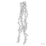 Perfk 10つ　人工吊りフラワー　壁掛け花　人工アイビー葡萄花　結婚式　パーティー