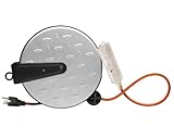 Designers Edge E215 30-Foot Metal Extension Cord Reel with Diamond Plate by Designers Edge