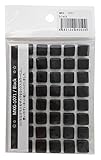 miki ガラスモザイクタイル 10mm角(4mm厚) Black MKG-1071